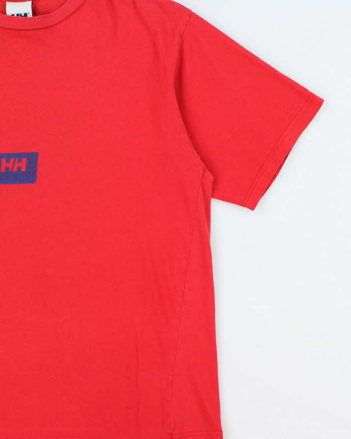 Vintage 1990s Helly Hansen Heavyweight Centre Logo Crewneck T-Shirt - XL