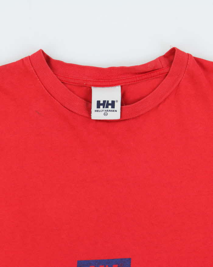 Vintage 1990s Helly Hansen Heavyweight Centre Logo Crewneck T-Shirt - XL