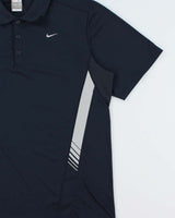 Vintage Y2K 00s Nike Fit Dry 3M Short Sleeve Polo Shirt - XL