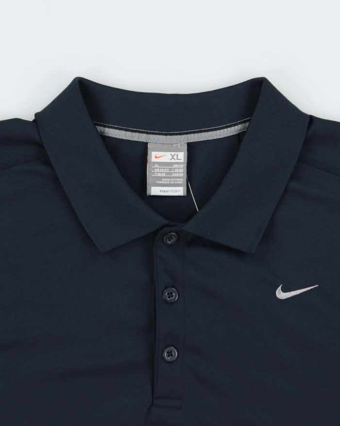 Vintage Y2K 00s Nike Fit Dry 3M Short Sleeve Polo Shirt - XL