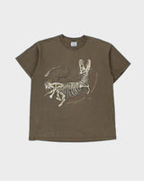 Vintage 1999 Royal Tyrell Museum Khaki Heavyweight Crewneck T-Shirt - XL