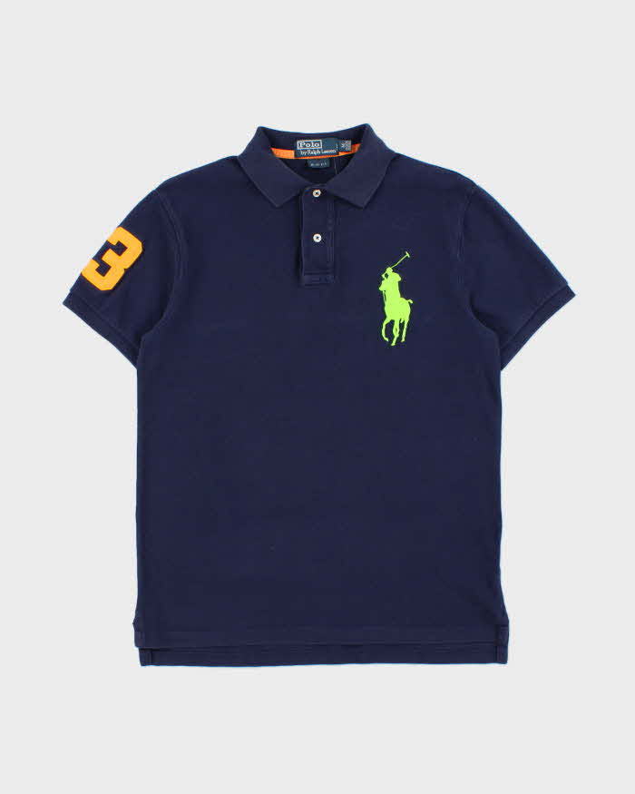 Vintage Y2K 00s Polo Ralph Lauren Big Pony Slim Fit Short Sleeve Polo Shirt - M