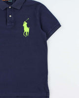 Vintage Y2K 00s Polo Ralph Lauren Big Pony Slim Fit Short Sleeve Polo Shirt - M