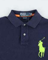 Vintage Y2K 00s Polo Ralph Lauren Big Pony Slim Fit Short Sleeve Polo Shirt - M