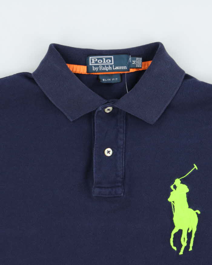 Vintage Y2K 00s Polo Ralph Lauren Big Pony Slim Fit Short Sleeve Polo Shirt - M