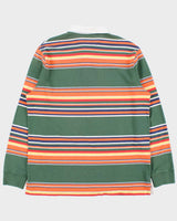 Vintage Polo Ralph Lauren Striped Classic Fit Long Sleeve Rugby Shirt - L