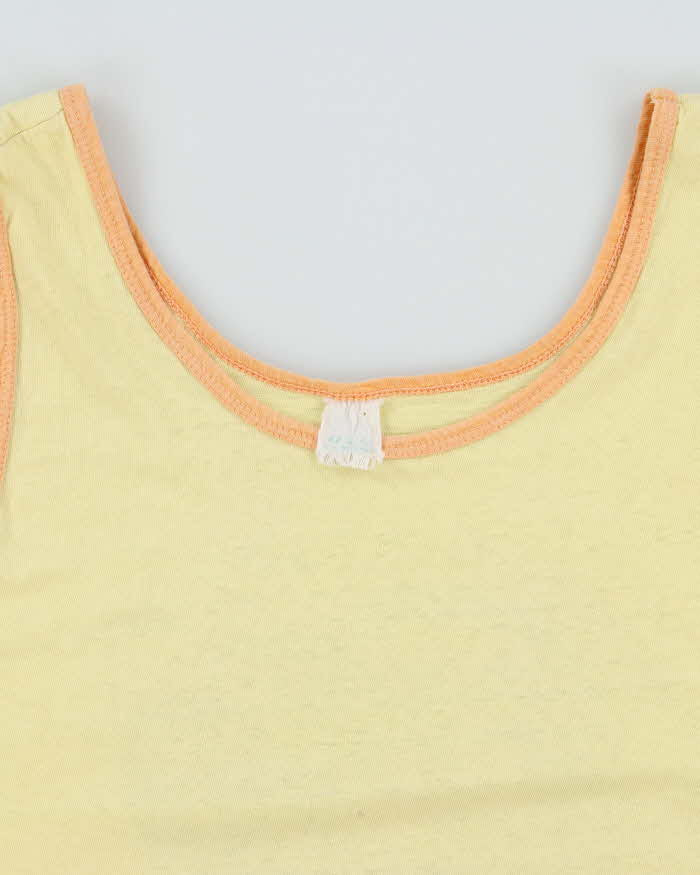 Vintage 1980s Waimea Bay Hawaii Single Stitch Made In USATank Top Vest - L