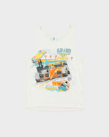 Vintage 1989 K.Telfer Phoenix Arizona Grand Prix Single Stitch Made In USA Tank Top Vest - M
