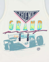 Vintage 1989 K.Telfer Phoenix Arizona Grand Prix Single Stitch Made In USA Tank Top Vest - M