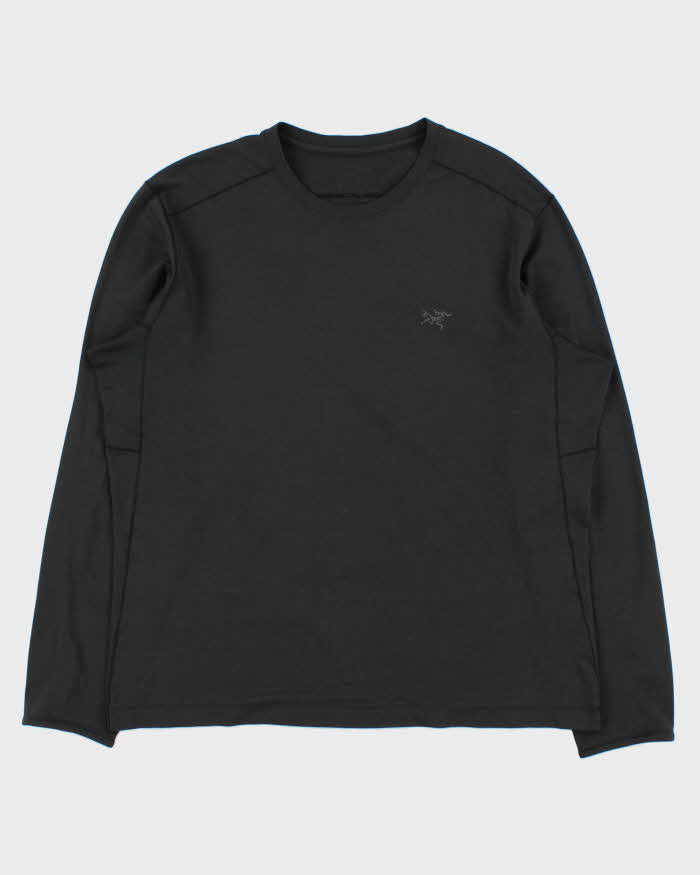 2020 Arc'teryx Motus AR Marl Grey Long Sleeve Technical T-Shirt - XL