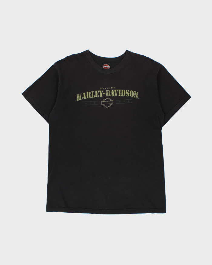 Vintage 2007 Y2K Harley Davidson Trev Deeley Vancouver Heavyweight Made In USA Crewneck T-Shirt - XL