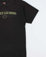Vintage 2007 Y2K Harley Davidson Trev Deeley Vancouver Heavyweight Made In USA Crewneck T-Shirt - XL