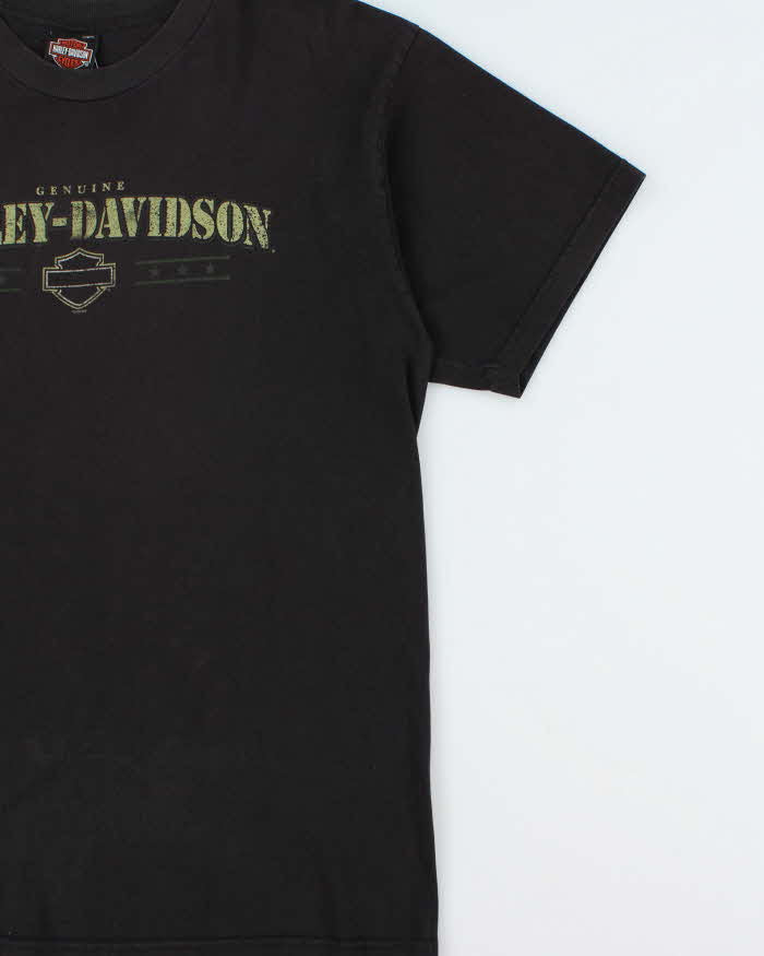 Vintage 2007 Y2K Harley Davidson Trev Deeley Vancouver Heavyweight Made In USA Crewneck T-Shirt - XL