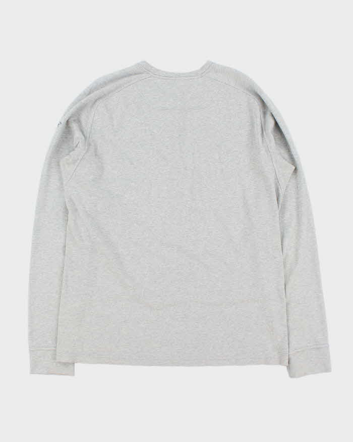 2021 Arc'teryx Sirrus Marl Grey Long Sleeve Henley T-Shirt - M