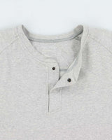 2021 Arc'teryx Sirrus Marl Grey Long Sleeve Henley T-Shirt - M