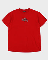 Vintage Y2K 00s Quiksilver Heavyweight Graffiti Crewneck T-Shirt - L