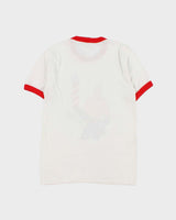 Vintage 1987 Brutus 'the Barber' Beefcake WWF Made In Canada Single Stitch Crewneck Ringer T-Shirt - L