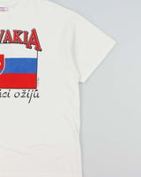 Vintage 1990s Le Pays Slovakia Heavyweight Made In USA Crewneck T-Shirt - XXL