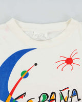 Vintage 1990s Barcelona España Graphic Heavyweight Crewneck T-Shirt - XL