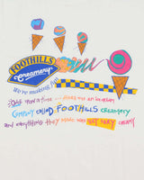 Vintage 1990s Foothills Creamery Icecream Hanes Heavyweight Single Stitch Crewneck T-Shirt - XL