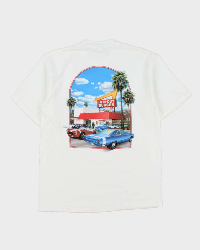 Vintage Y2K 2005 In-N-Out Burger Las Vegas Heavyweight Hanes Beefy Crewneck T-Shirt - M