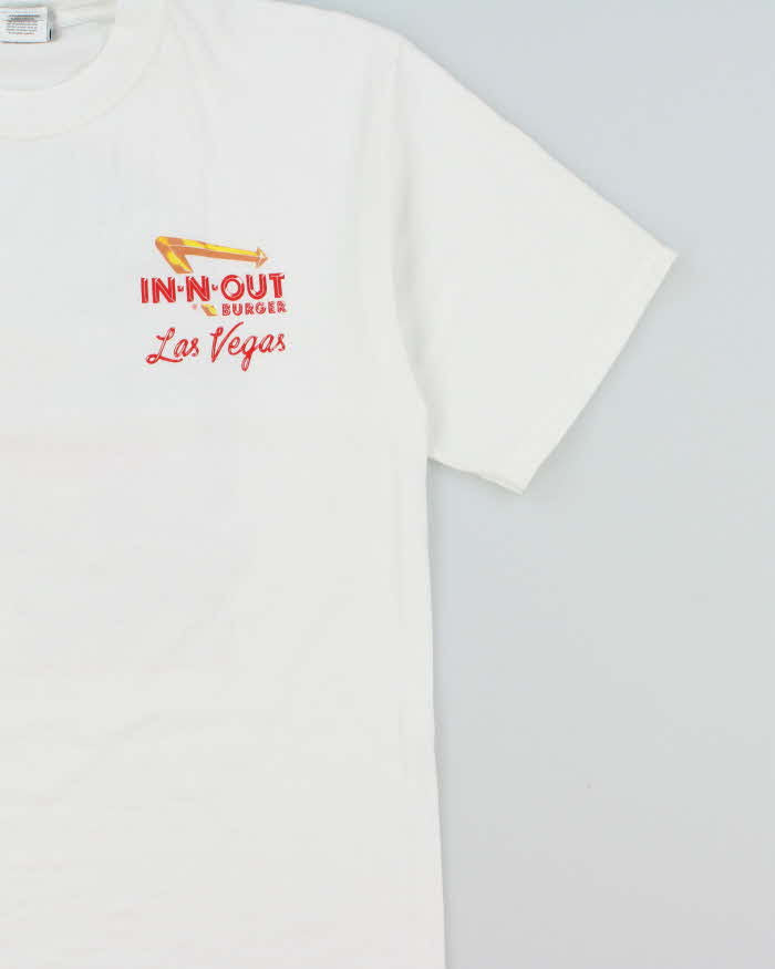 Vintage Y2K 2005 In-N-Out Burger Las Vegas Heavyweight Hanes Beefy Crewneck T-Shirt - M