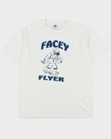 Vintage Y2K 00s Facey Flyer Falcons American Football Heavyweight Crewneck T-Shirt - L