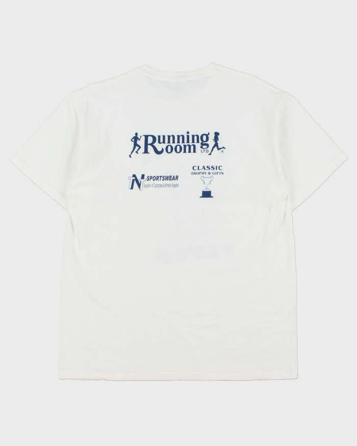Vintage Y2K 00s Facey Flyer Falcons American Football Heavyweight Crewneck T-Shirt - L