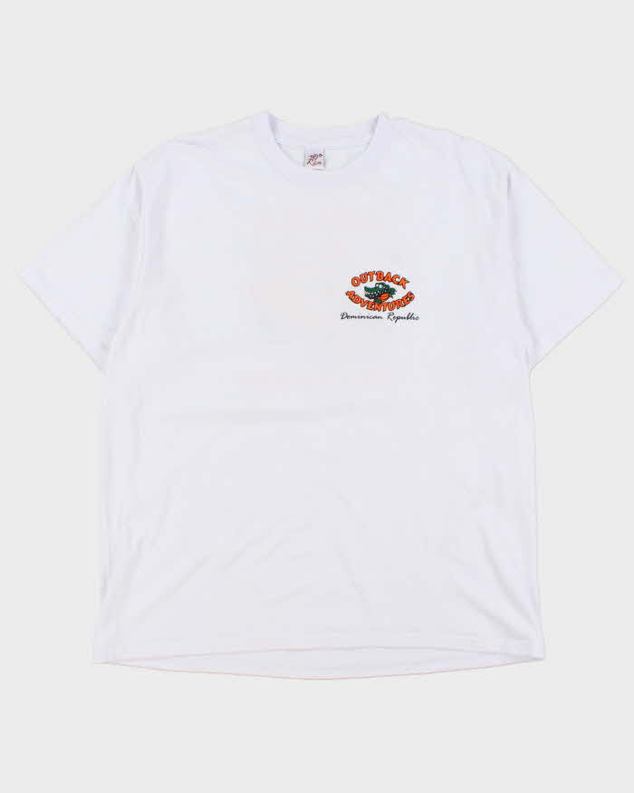 Vintage 1990s Outback Adventures Dominican Republic Heavyweight Crewneck T-Shirt - XL