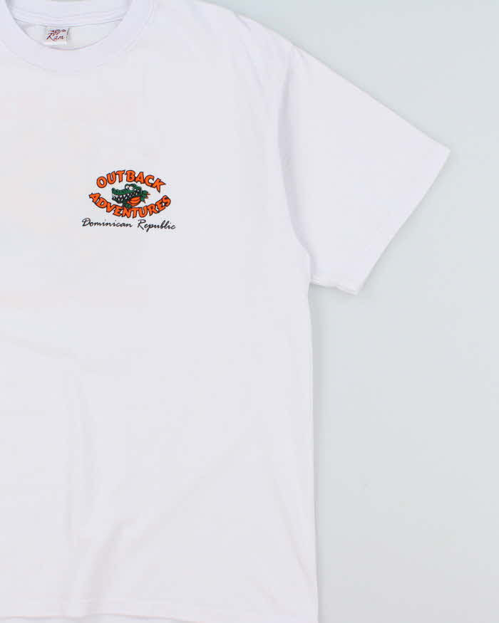 Vintage 1990s Outback Adventures Dominican Republic Heavyweight Crewneck T-Shirt - XL