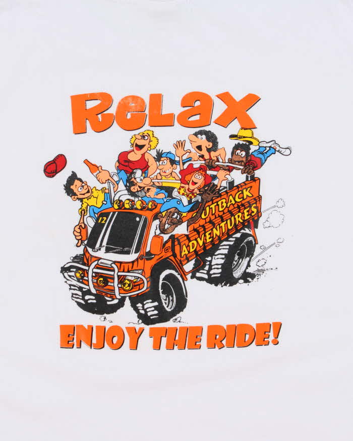 Vintage 1990s Outback Adventures Dominican Republic Heavyweight Crewneck T-Shirt - XL
