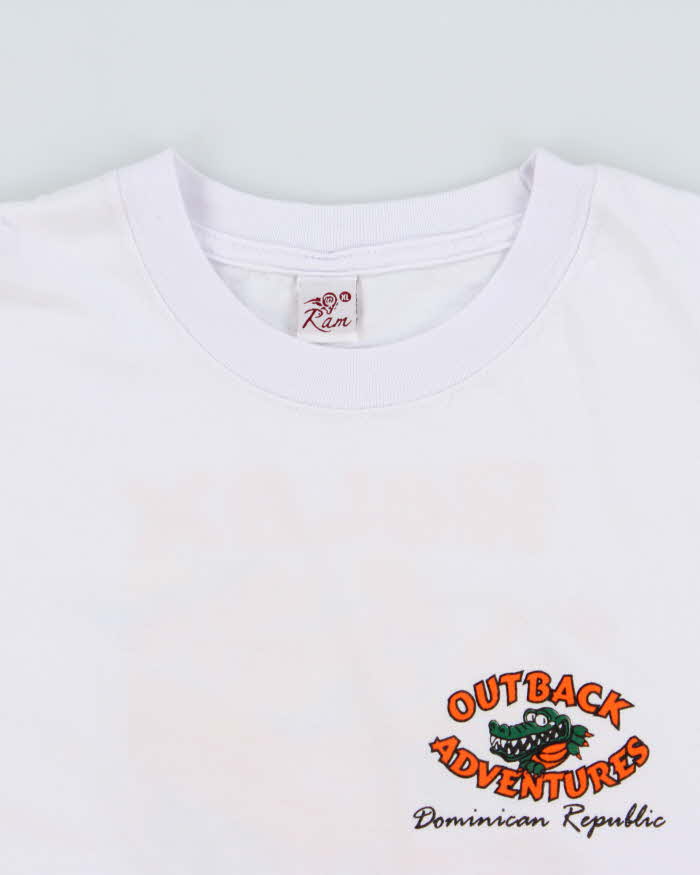 Vintage 1990s Outback Adventures Dominican Republic Heavyweight Crewneck T-Shirt - XL