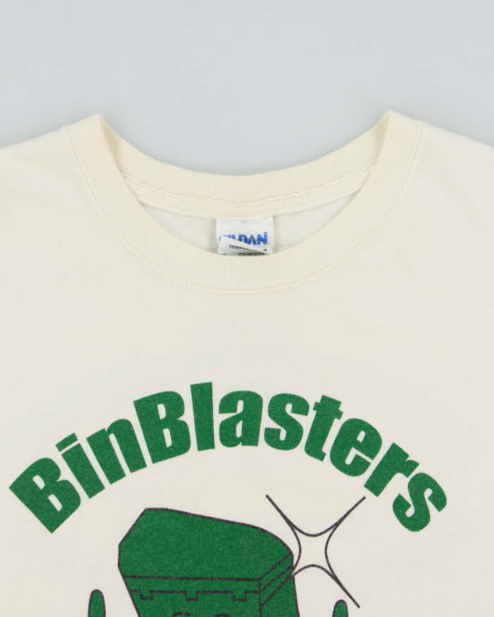 Vintage Y2K 00s BinBlasters Residential Heavyweight Gildan Ultra Crewneck T-Shirt - L