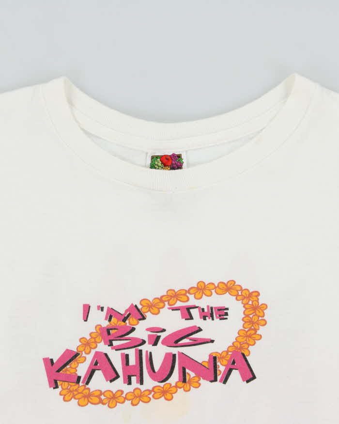 Vintage 1999 Big Kuhuna Hawaii Heavyweight Crewneck T-Shirt - XL