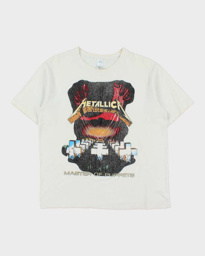 Vintage 2005 Y2K Metallica Master Of Puppets Distressed Crewneck T-Shirt - M