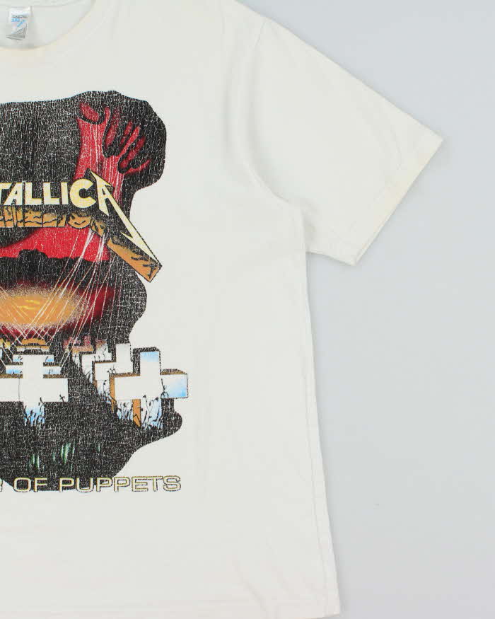 Vintage 2005 Y2K Metallica Master Of Puppets Distressed Crewneck T-Shirt - M