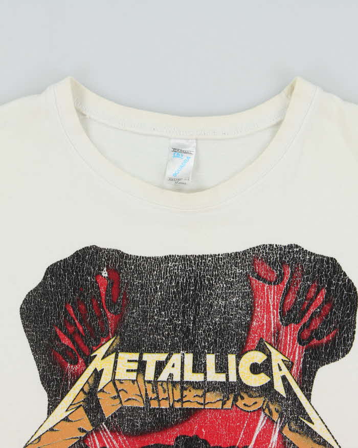 Vintage 2005 Y2K Metallica Master Of Puppets Distressed Crewneck T-Shirt - M