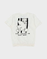 Vintage 1990s Taiwan Human Rights Crewneck Henley T-Shirt - M