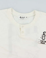 Vintage 1990s Taiwan Human Rights Crewneck Henley T-Shirt - M