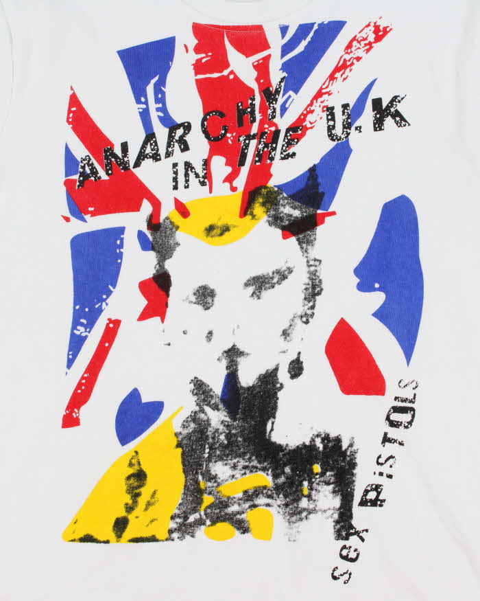 Vintage Y2K 00s Sex Pistols Anarchy In The UK Crewneck T-Shirt - L