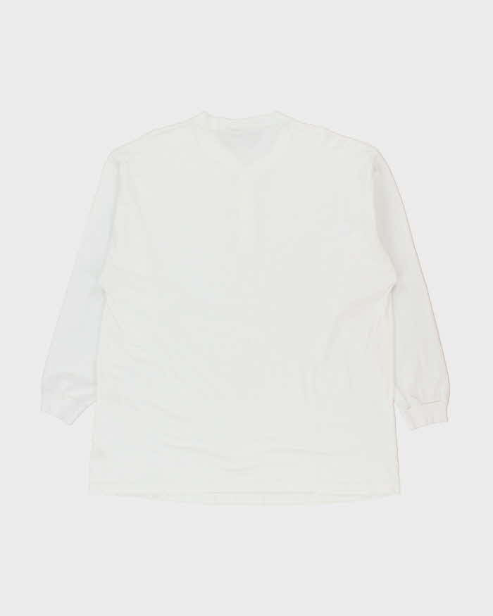 Vintage 1990s Essential Needs Heavyweight Long Sleeve Henley T-Shirt - XL