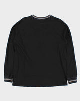 Vintage Stussy Embroidered Spell-Out Long Sleeve Crewneck T-Shirt - XL