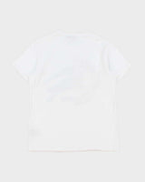 Burberry White Embroidered 'Soleford Splice' Heavyweight Crewneck T-Shirt - M