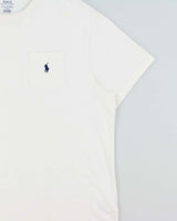Vintage Polo Ralph Lauren Heavyweight Classic Pony Crewneck Pocket T-Shirt - XL