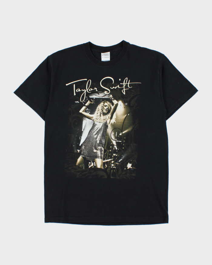 Vintage 2009 Taylor Swift Fearless Debut Tour Heavyweight Crewneck T-Shirt - M