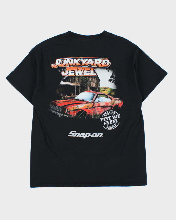 Vintage Y2K 00s Snap-On Junkyard Steel Heavyweight Crewneck T-Shirt - L