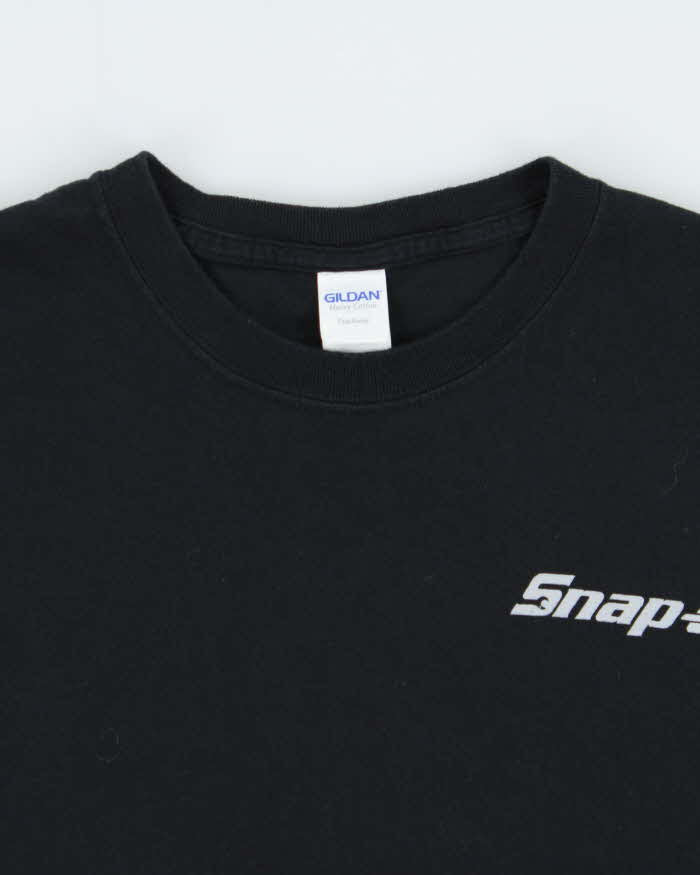 Vintage Y2K 00s Snap-On Junkyard Steel Heavyweight Crewneck T-Shirt - L