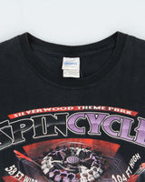 Vintage Y2K 00s Silverwood Theme Park Heavyweight Tie-Dye Crewneck T-Shirt - XL
