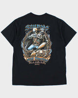 Vintage Sturgis Black Hills Rally 2012 Heavyweight Crewneck T-Shirt - XL
