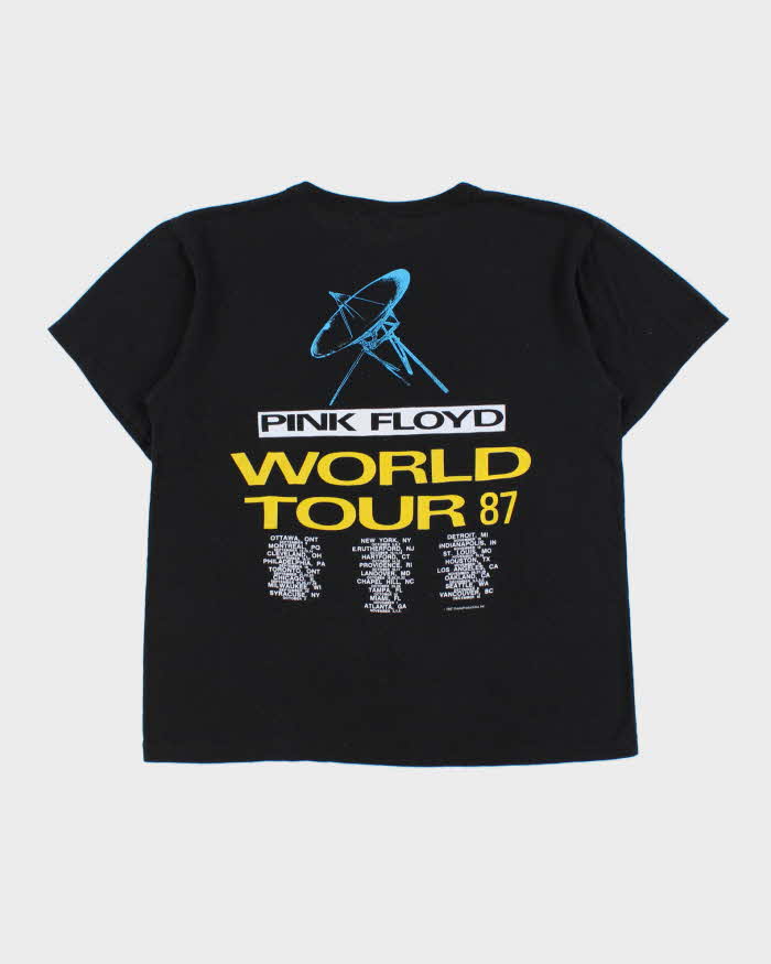 Vintage 1987 Pink Floyd 'A Momentary Lapse Of Reason' World Tour Single Stitch Made In Canada Crewneck T-Shirt - L